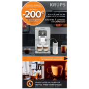 Krups volautomatisch espressotoestel: Tot €200 cashback