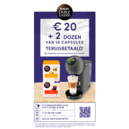 Krups Dolce Gusto Back To School: cashback + capsules terugbetaald