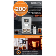 Krups volautomatisch espressotoestel: Tot €200 cashback