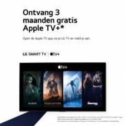 LG 4K- en 8K Smart TV: Ontvang 3 maanden gratis Apple TV+
