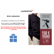 Laurastar Smart (U,M,I): cadeaubon t.w.v. €150