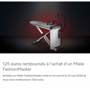 Miele Fashion Master: 125€ remboursés