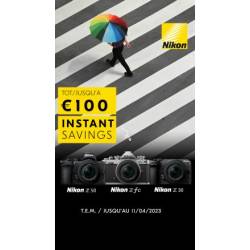 Nikon Instant Savings: Tot €100 directe korting