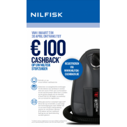 Nilfisk Stofzuiger: Tot €100 cashback