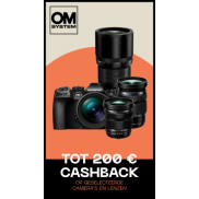 Om System Camera en lenzen: Tot €200 cashback