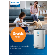 Philips Luchtbehandeling: gratis filter