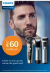 Philips Male Grooming: Tot €60 cashback