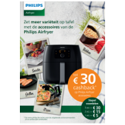 Philips Airfryer: Tot €30 cashback op accessoires
