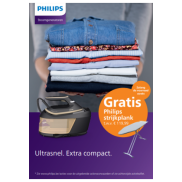 Philips Stoomgenerator: Gratis strijkplank