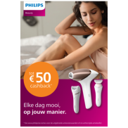 Philips beauty: Tot €50 cashback