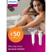 Philips beauty: Tot €50 cashback