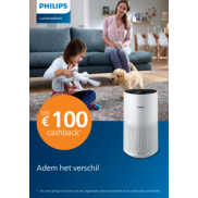 Philips Luchtreiniger: Tot €100 cashback