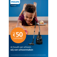 Philips Stofzuiger: Tot €50 cashback