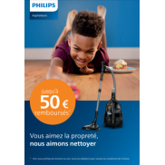 Philips Aspirateurs: Jusqu'à €50 remboursés