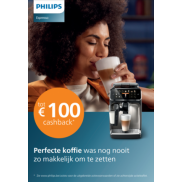 Philips Espresso: Tot €100 cashback