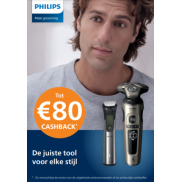 Philips Male Grooming: Tot €80 cashback