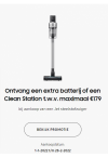 Samsung Jet steelstofzuiger: extra batterij of Clean Station