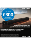 Samsung Soundbar 2022: tot €300 cashback