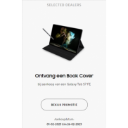 Samsung Galaxy Tab S7 FE: Gratis Book Cover
