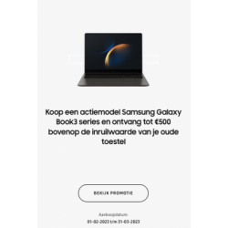 Samsung Galaxy Book inruilwaarde
