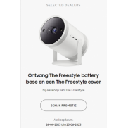 Samsung The Freestyle: Battery + Cover gratis t.w.v. €198