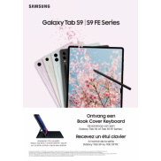 Samsung Galaxy Tab S9/S9FE series: Book Cover Keyboard gratis