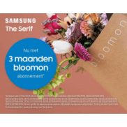 Samsung The Serif: 3 maanden Bloomon bloemenabonnement