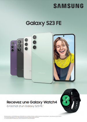 Samsung Galaxy S23 FE: Galaxy Watch4 gratuit