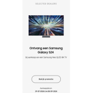 Samsung Neo QLed 8K TV: Galaxy S24 gratis