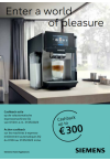 Siemens Espresso: Tot €300 cashback