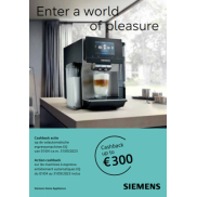 Siemens Espresso: Tot €300 cashback
