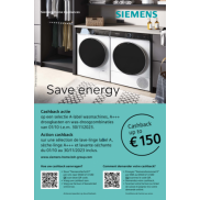 Siemens wassen en drogen: Herfstactie 2023