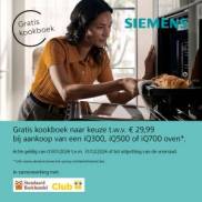 Siemens oven iQ300, iQ500 of iQ700: Gratis kookboek naar keuze t.w.v. €29.99