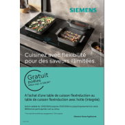 Siemens action table de cuisson flexInduction 