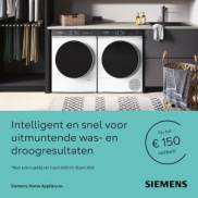 Siemens wassen en drogen: Lenteactie 2024