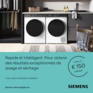 Siemens lavage et séchage: Promotion d'été 2024