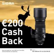 Sigma Objectieven: Tot €200 cashback