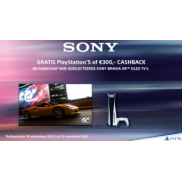 Sony Bravia XR: Gratis PlayStation 5 of een cashback van €300