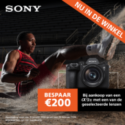 Sony A9 III + lens: €200 kassakorting