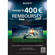 Sony Bravia TV: Jusqu'à 400€ cashback