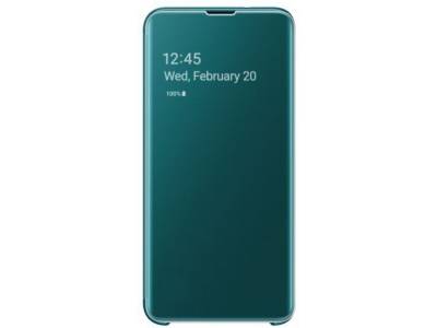 Clear View Cover voor Galaxy S10E Groen