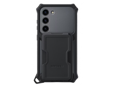 Galaxy S23 Rugged Gadget Case Black
