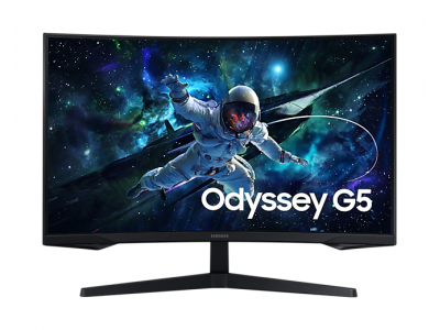 32 Inch Odyssey G5 G55C QHD 165Hz Curved Gaming Monitor