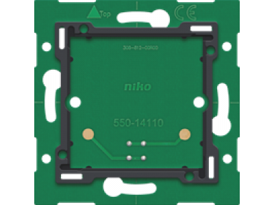 Enkelvoudige muurprint met connector voor Niko Home Control