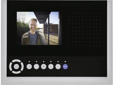 Niko Toegangscontrole - Luxueuze handsfree videobinnenpost met groot 5.7" kleurenscherm en menufunctie, opbouw