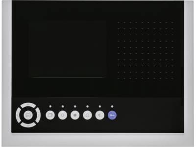 Niko Toegangscontrole - Luxueuze handsfree videobinnenpost met groot 5.7" kleurenscherm en menufunctie, inbouw