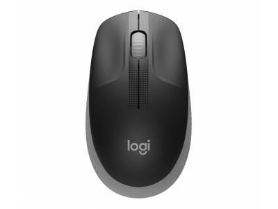 M190 Full-Size Wireless Mouse Grey