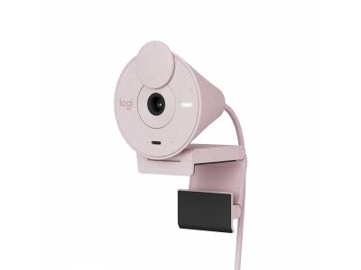 Logitech brio 300 FHD webcam rose