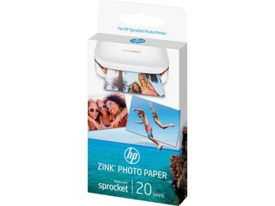 Zink Sticky-Backed Photo Paper 20 Vel 5x7.6cm