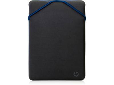 Omkeerbare beschermende 15,6-inch laptophoes black/blue